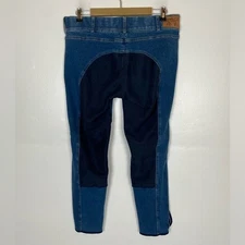 Goode Rider Women's Skinny Jeans Size 34 R Color Blue Full Seat Riding Breechers