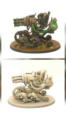 Warhammer FB AoS Grand Alliance Chaos: Skaven - Ratling Warpblaster x2