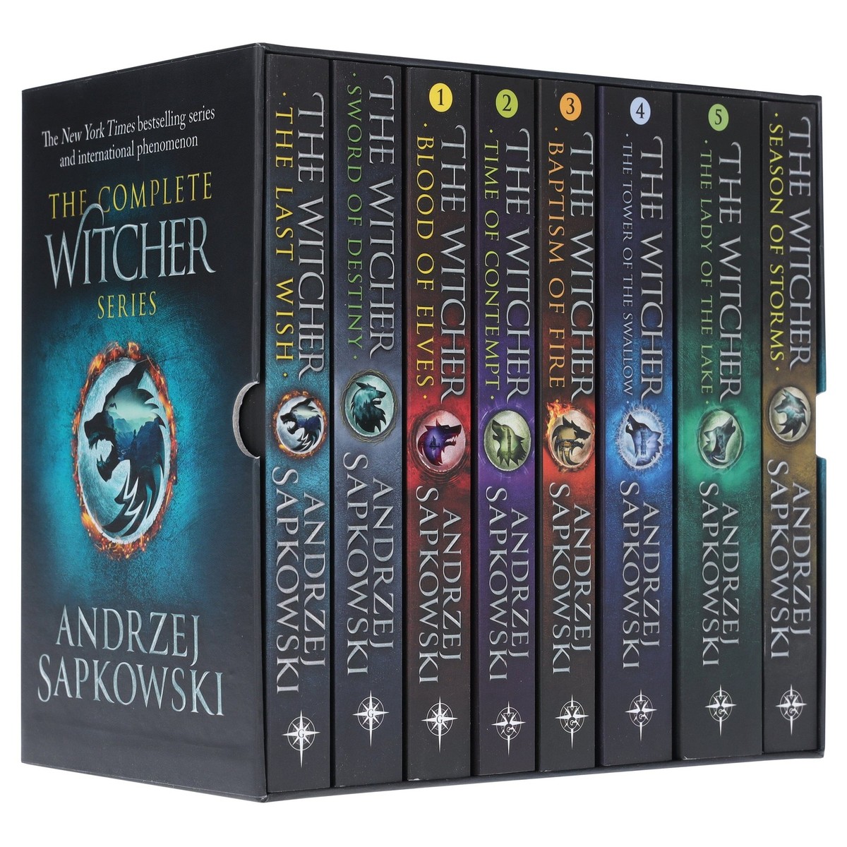 The Witcher Complete Series By Andrzej Sapkowski 8 Books Box Set