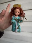 Vintage 2000 Barbie 50375 Kelly Club Angel Lorena Doll Blue Dress Ornament