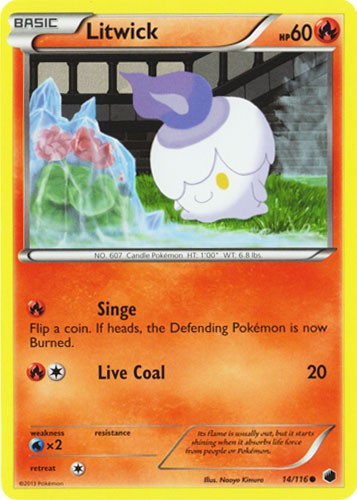 Litwick - 14/116 - Common - Moderately Played