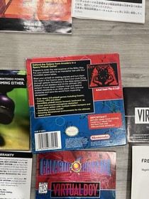 Virtual Boy: Box and Manual lot