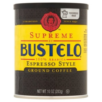 CAFE BUSTELO SUPREME ESPRESSO STYLE GROUND COFFEE 10OZ