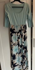Women’s SHEIN Maxi Dress Blue And Floral Size XL