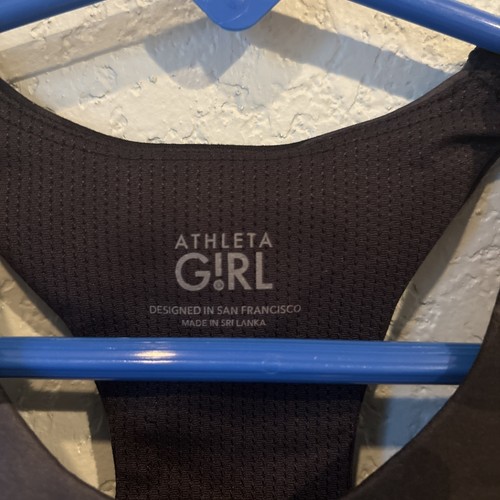Athleta Girl Speed Racer Camo Printed Black Bra Size S/7 - Picture 6 of 6