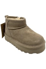 BEARPAW Kid's Girl Retro Shorty Bootie Gray