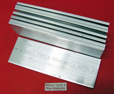 24 Pieces 1/8" X 1" ALUMINUM FLAT BAR 1.5" long 6061 T6511 Mill Stock Cut New