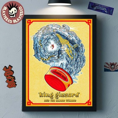 King Gizzard And The Lizard Wizard Gothenburg Sweden Filmstudion Nov 15 Poster U