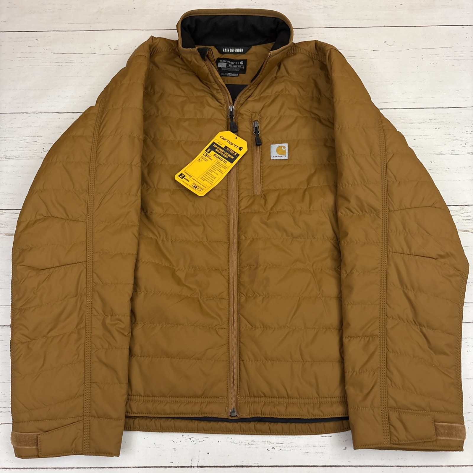 Carhartt Rain Defender Jacket Relaxed Fit OJ2208-M Mens Larg