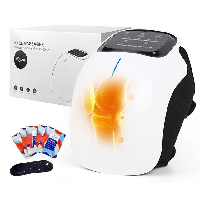 Comfier Cordless Knee Massager with Heat and Red Light Therapy