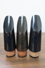 Lot 3 Hard Rubber Unknown Maker Clarinet Mouthpiece Selmer Bundy ?