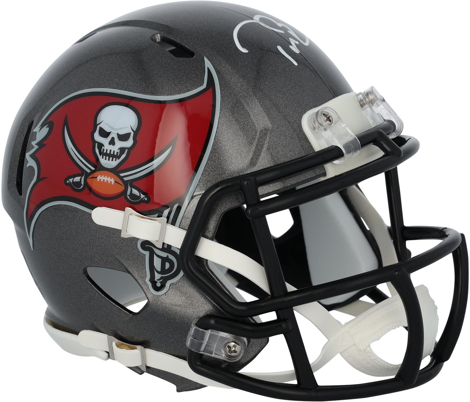 Tom Brady Tampa Bay Buccaneers Autographed Riddell 50th Seas