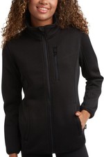 Spyder Women  s Black Encore Fleece Cozy Soft Full Zip Jacket Size Small NWT