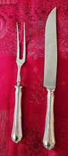 Tranchierbesteck BSF, 800er Silber, Engl. Chippendale
