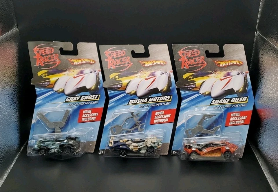 Hot Wheels Speed Racer Snake Oiler, Gray Ghost & Musha Motors Lot Of 3 - Image 2 of 4