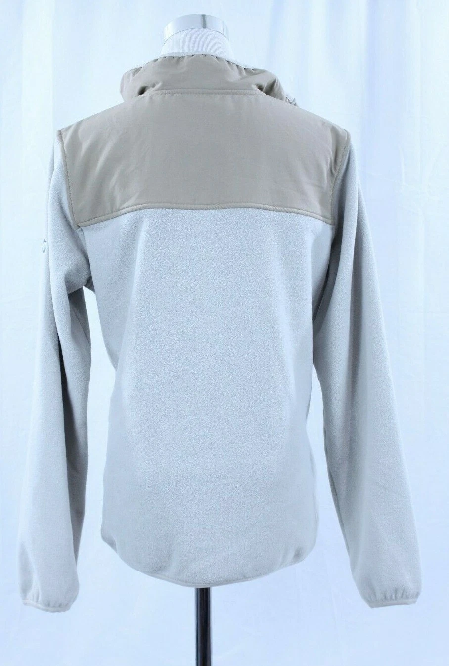 merrell fleece pullover solid 1/2 zip athletic jacket