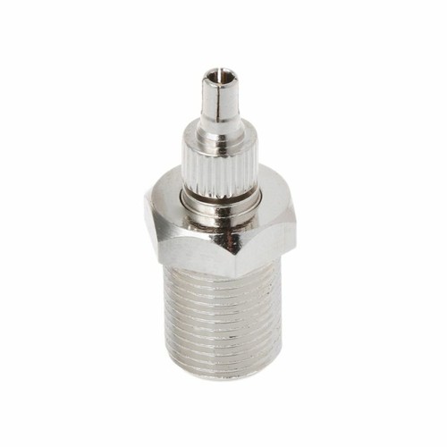F Female To TS9 CRC9 Male Plug Coaxial Adapter RF Connector Nickel Plated - Picture 4 of 5