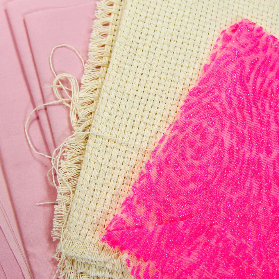 Material de costura restos de tela rosa polvoriento algodón animal estampado malla tejido grande Foto 2 de 2