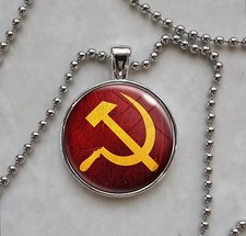Communism Hammer Sickle Choose Style Communist Pendant Necklace