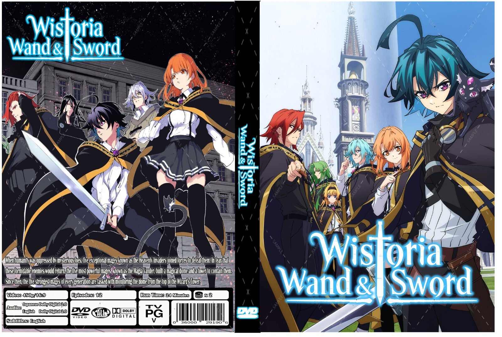 Wistoria Varita y Espada Serie Anime Episodios 1-12 Doble Audio Inglés/Japonés
