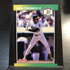 1989 Donruss Jose Canseco #91 Oakland Athletics