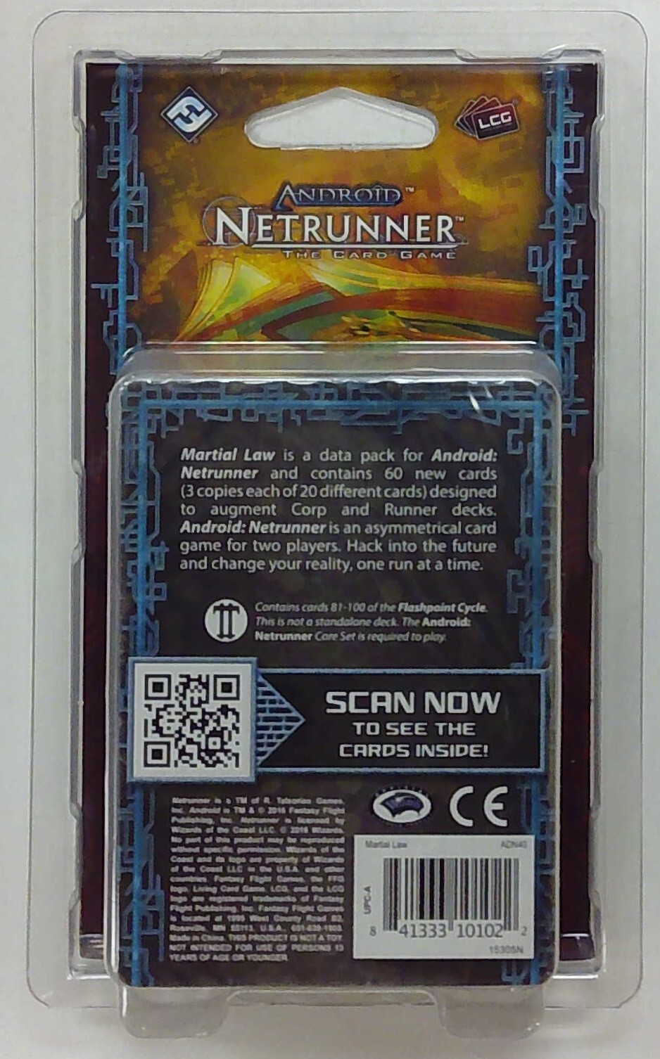Netrunner Android Data Pad Interface ANDROID NETRUNNER THE CARD GAME: MARTIAL LAW DATA PACK FFGAND40 ...
