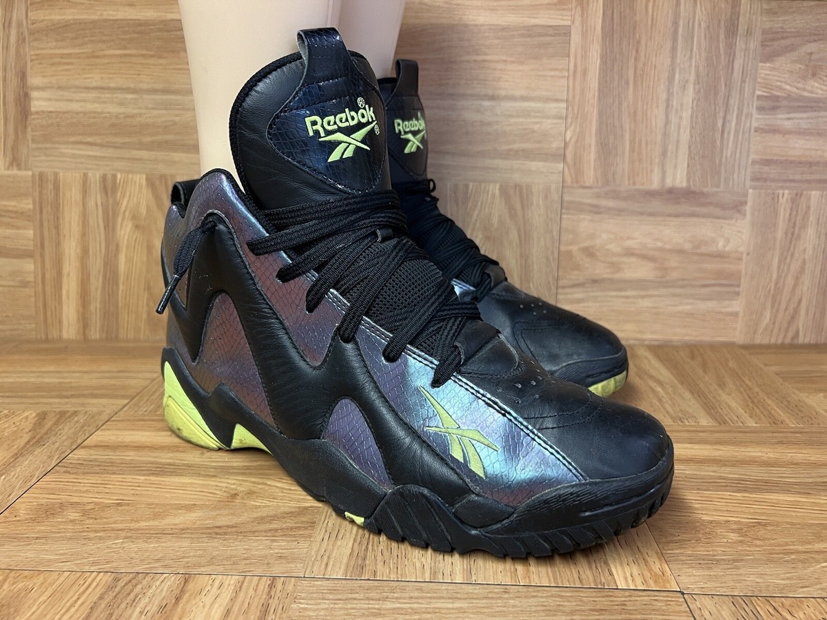 RARE🔥 Sz 10 - Reebok Kamikaze 2 Mid Nocturnal Shawn Kemp V51847