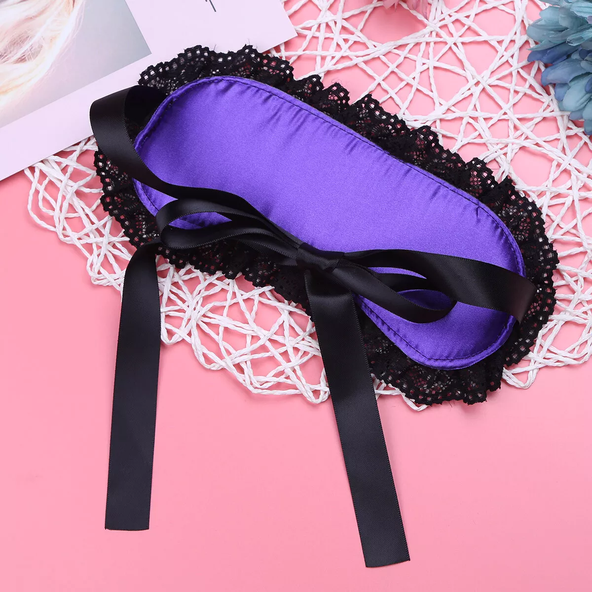 Lace Beaded Blindfold, Costumes & Accessories