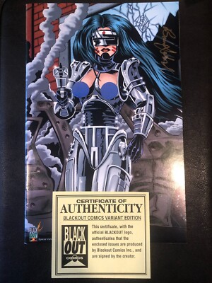 Hari Kari Goes Hollywood ISSUE #1 Blackout Comics Book Variant SIGNED W/COA 1998