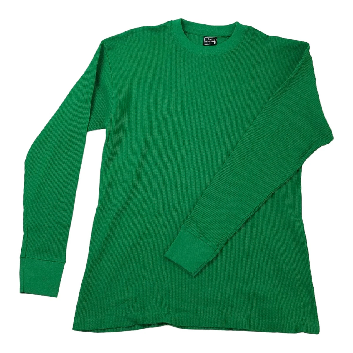 Green thermal best sale shirt