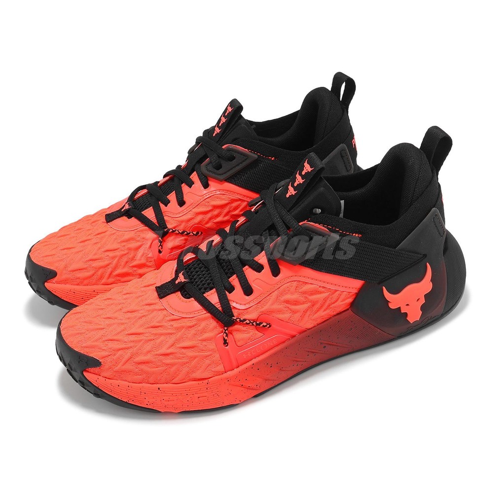 Under Armour Project Rock 6 UA Phoenix Fire Black Men Cross Training 3026534-800