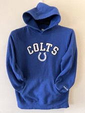 Indianapolis Colts - Reebok Team Apparel - Blue Hoodie - Youth Med 10/12 - NFL