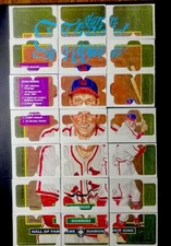 1988 Donruss Baseball Stan Musial Puzzle Complete All 63 Pieces FREE SHIPPING