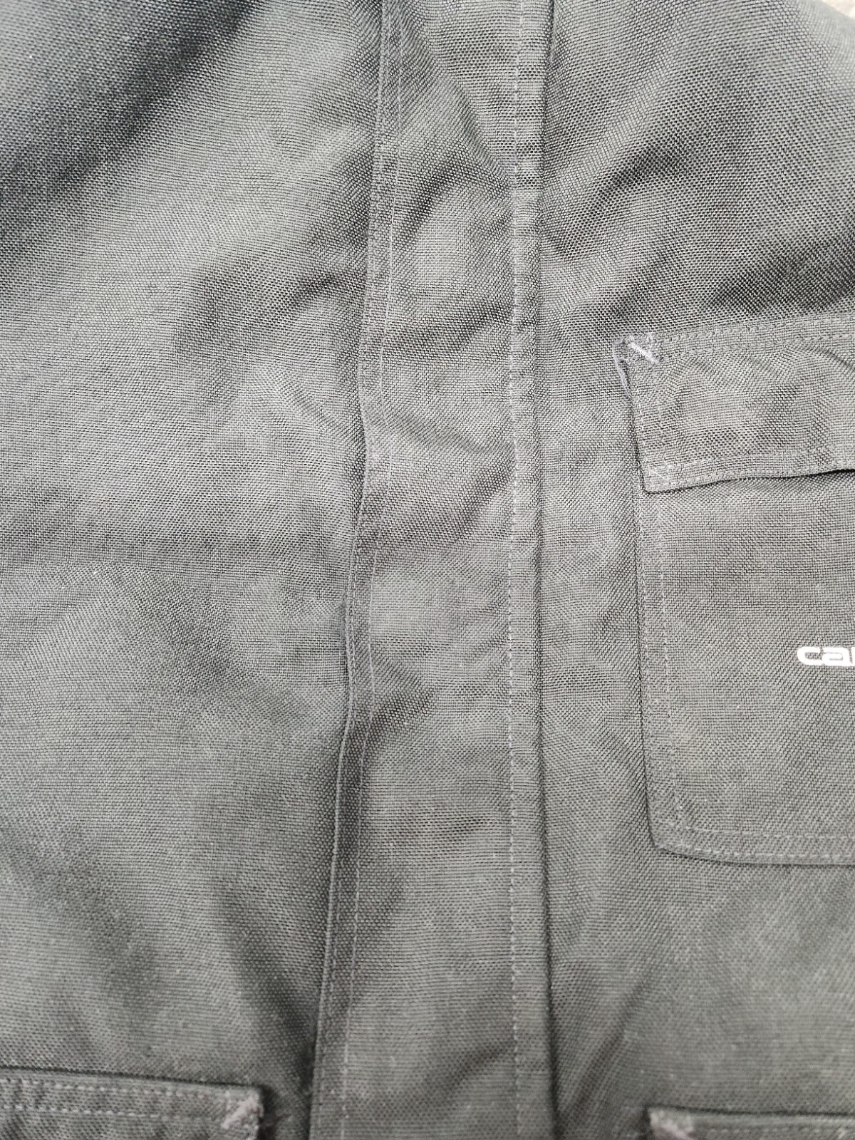 Vtg. CARHARTT PQC305 Cordura Mens Sz L Black Full Zip Quilted Jacket Hooded Coat thumbnail 17