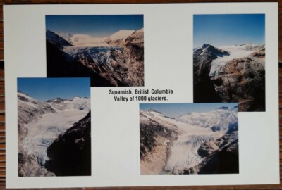 British Columbia Postkarte - SQUAMISH AIRPORT, GLACIER AIR TOURS