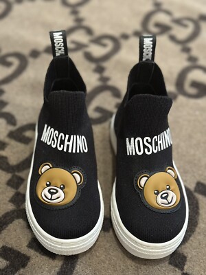 Girls Designer Shoes By Moschino Size 25 Excellent Condition