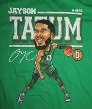 500 Level JAYSON TATUM No. 0 BOSTON CELTICS Signature Series (LG) T-Shirt w Tags
