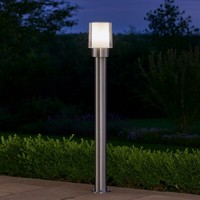 Wegeleuchte AußEnstehlampe Gartenleuchte Edelstahl Terrassenlampe Silber H 80Cm