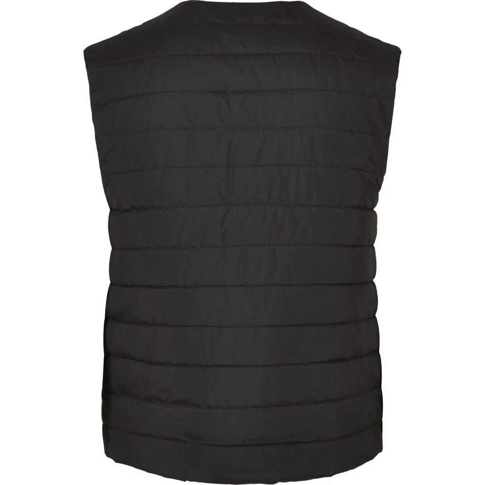 Urban Classics Padded Gilet Vest Winter Quilted Vest Button Row Basic Every Day - Image 2 of 4