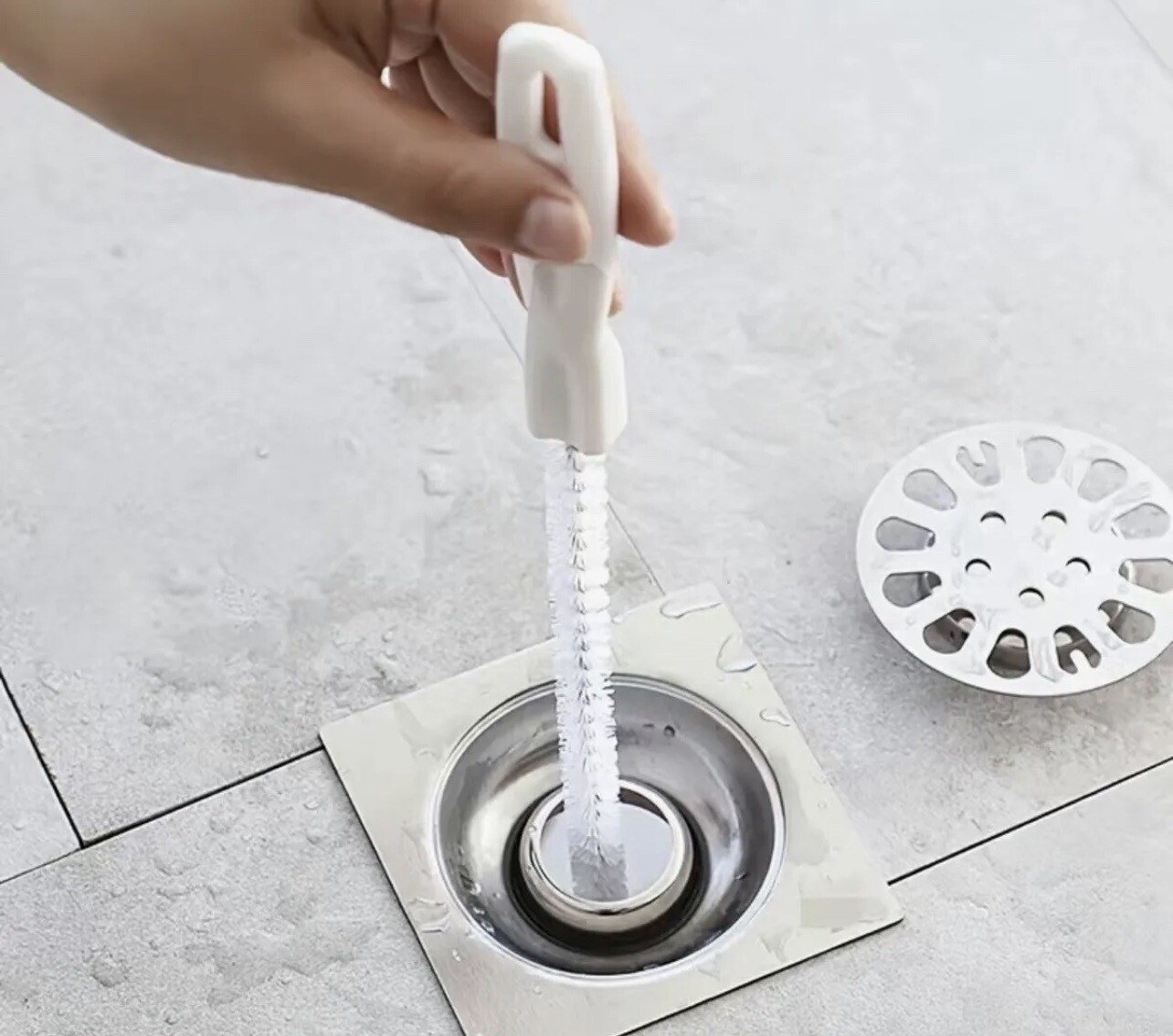LONG DRAIN UNBLOCKER STICK TOOL HAIR REMOVER SINK SHOWER BATH CLEANER