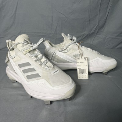 Adidas Icon 7 Boost Metal Baseball Cleats S23847 Size 8.5 White Color
