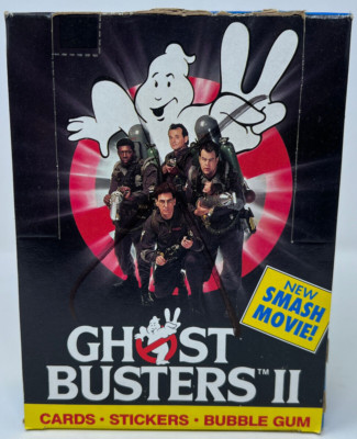 Topps 1989 - Ghostbusters II Cards + Stickers + Bubble Gum - 36 New Sealed Packs