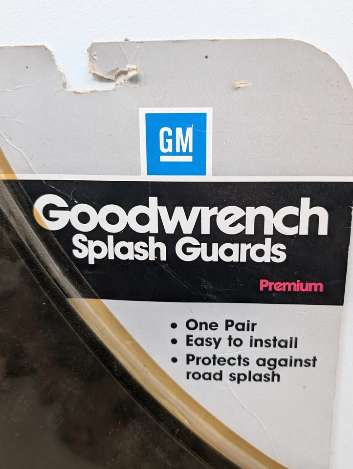 GM Goodwrench Black GMC SONOMA S-10 protetores contra respingos para lama caminhão 1 par de 2 - Imagem 3 de 4
