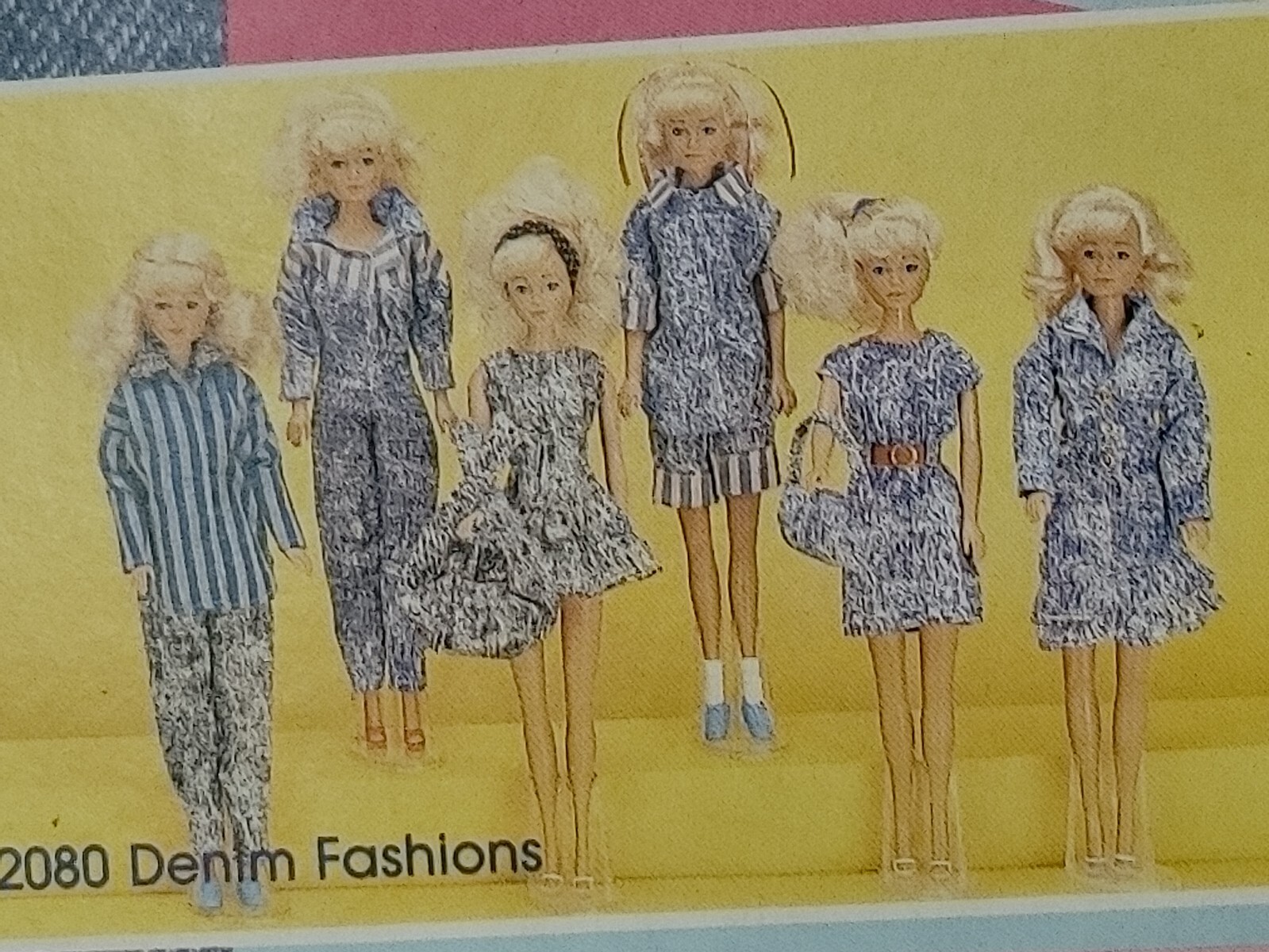 4 Vintage Shillman Young & Lovely Patti Carded Doll Clothes Dress Pants