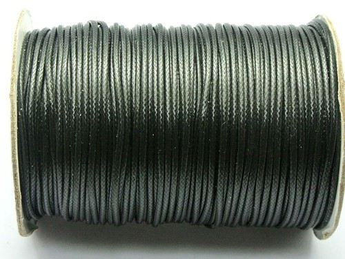 45 Yards Spool Black Korean Waxed Cord Thread 1.5mm Bracelet Necklace String - Picture 3 of 6