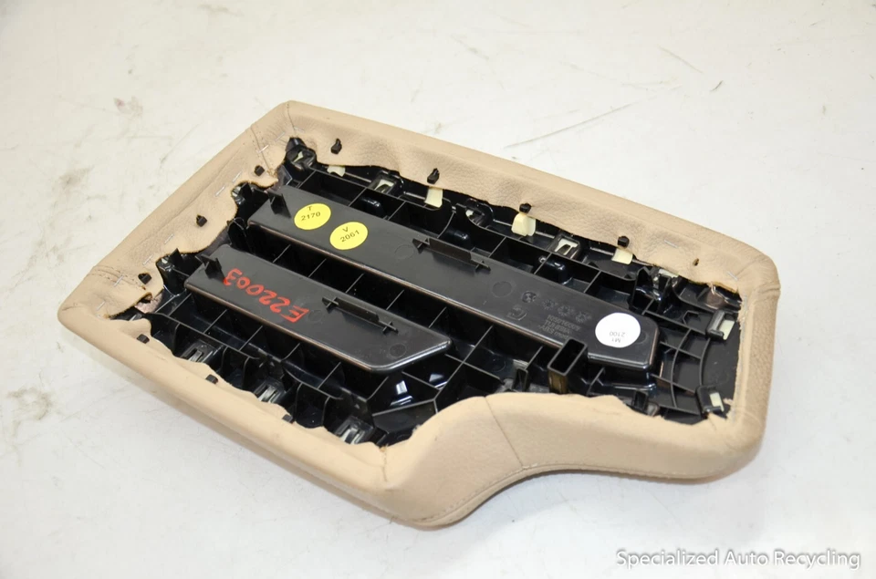 2015 BMW 335i OEM CENTER CONSOLE LEATHER ARMREST - Image 4 of 4