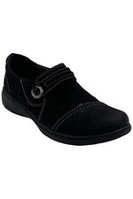Clarks Collection Leather Slip-on Carleigh Pearl Black Nubuck