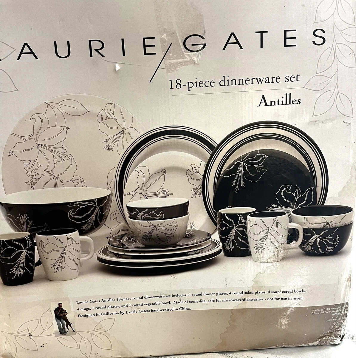 ☆ローリーゲイツ☆ LAURIE GATES☆ヴィンテージ ☆希少☆クッキージャ Laurie Gates 白色餐具和餐具| eBay