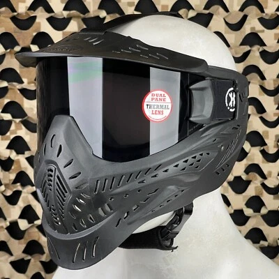 NEW HK Army HSTL Thermal Paintball Mask - Black w/ Smoke Lens