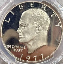 1977-S Eisenhower Ike Dollar PCGS PR70 DCAM